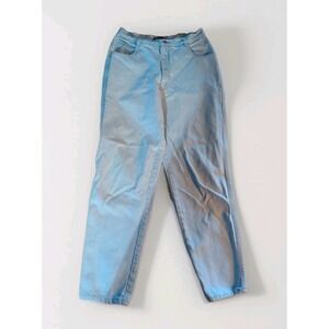 Vintage Giorgio Sant' Angelo Women's 14 High Rise Tapered Mom Jeans Light Wash